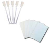 DC-7600 Printer Cleaning Kit (DCXX01) / 5 cleaning cards, 2 cleaning wands